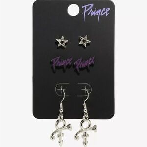 Prince Logo‎ Earring Set Hot Topic
